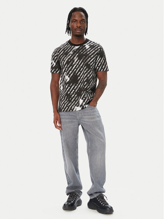 Karl Lagerfeld Jeans Karl Lagerfeld Jeans Camiseta B4M17032 Negro Regular Fit