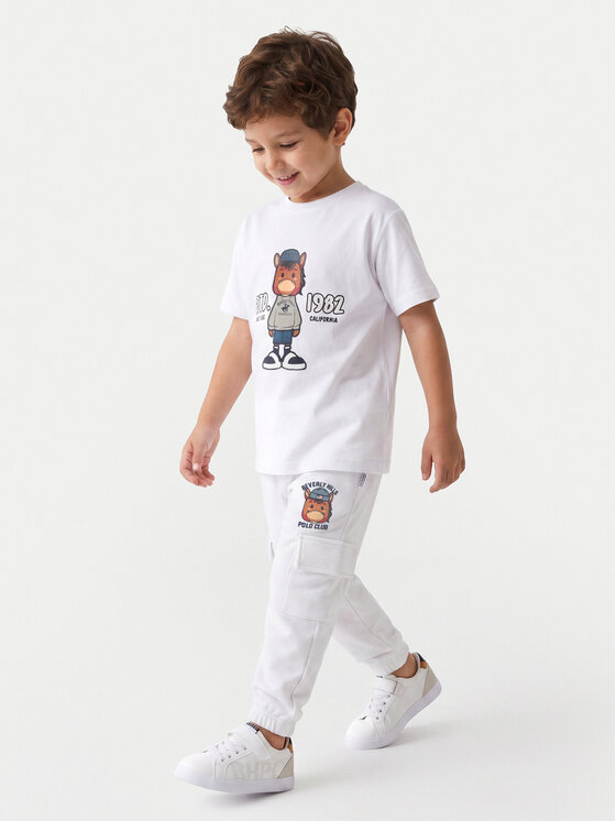 Beverly Hills Polo Club Beverly Hills Polo Club Футболка P-SS26B-TS0135 Білий Regular Fit