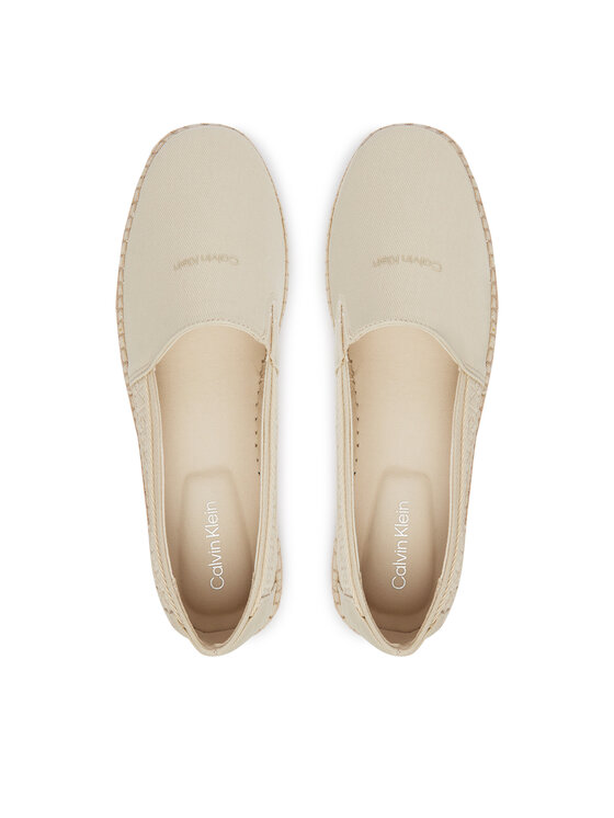 Calvin Klein Espadrillas Calvin Klein Espadrille Webbing Cv HM0HM02075 Écru