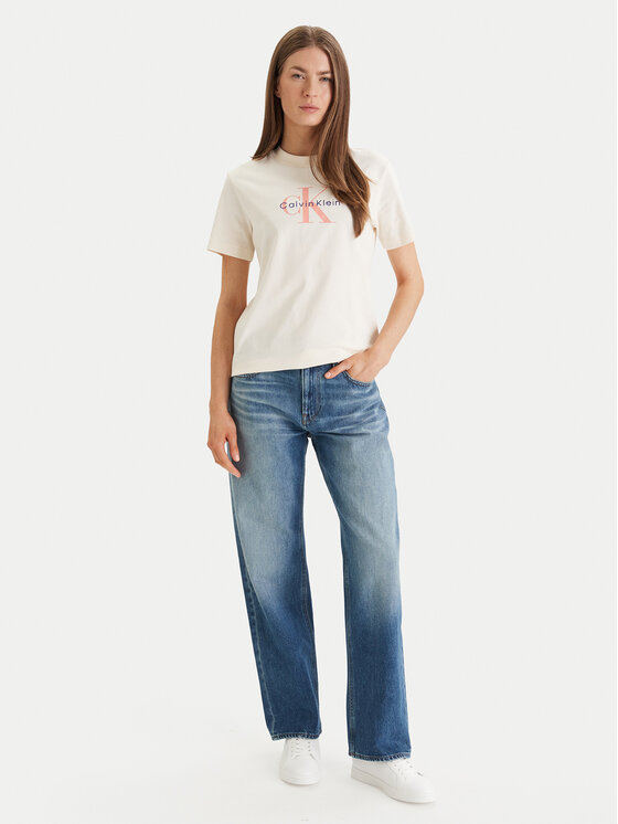 Calvin Klein Jeans Calvin Klein Jeans Camiseta Hero LV047B865G Amarillo Classic Fit