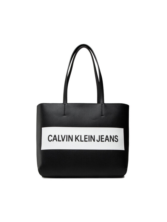 Calvin Klein Jeans Дамска чанта Calvin Klein Jeans Shopper K60K608563 Черен