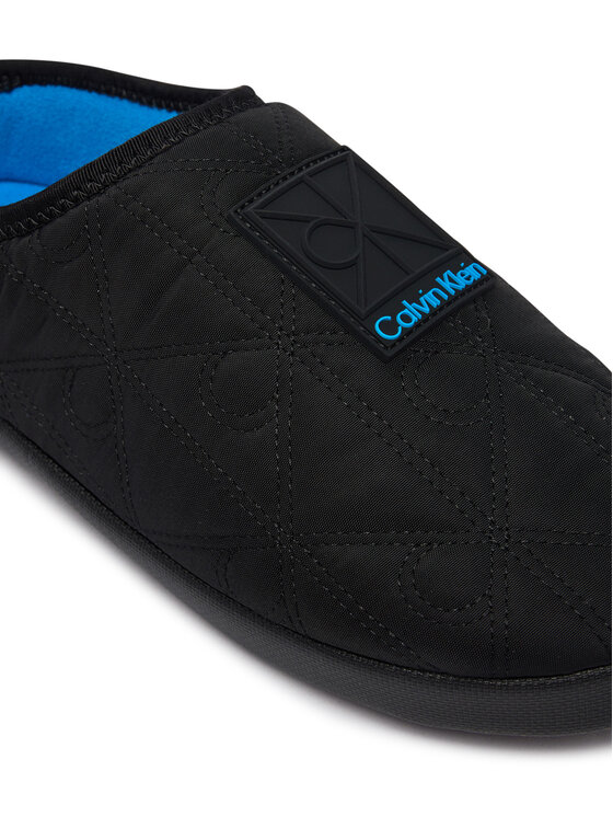 Calvin Klein Pantuflas Calvin Klein Home Slipper Quilted Rip Emblem HM0HM02280 Negro