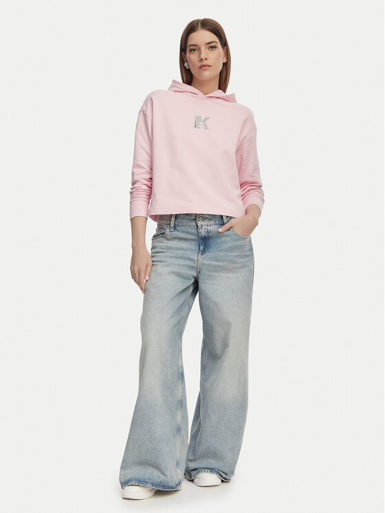 Karl Lagerfeld Jeans Karl Lagerfeld Jeans Sudadera B2W20037 Rosa claro Regular Fit