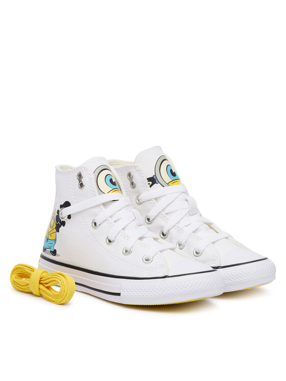 Converse Кеди Converse Converse x Minions Chuck Taylor All Star A21405C Білий