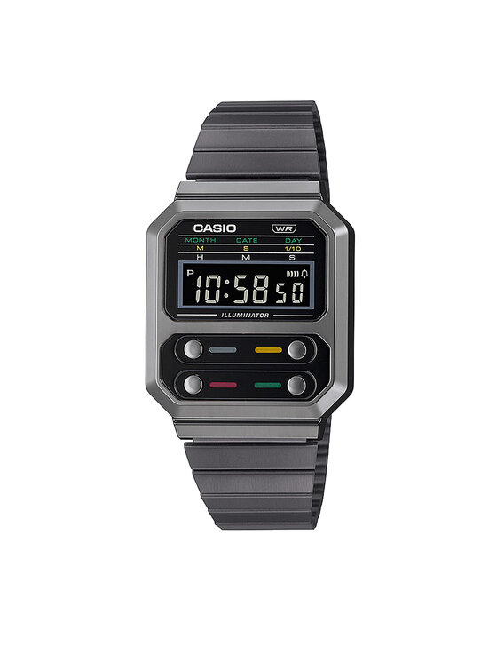 Casio Sat Casio Vintage A100WEGG-1AEF Siva