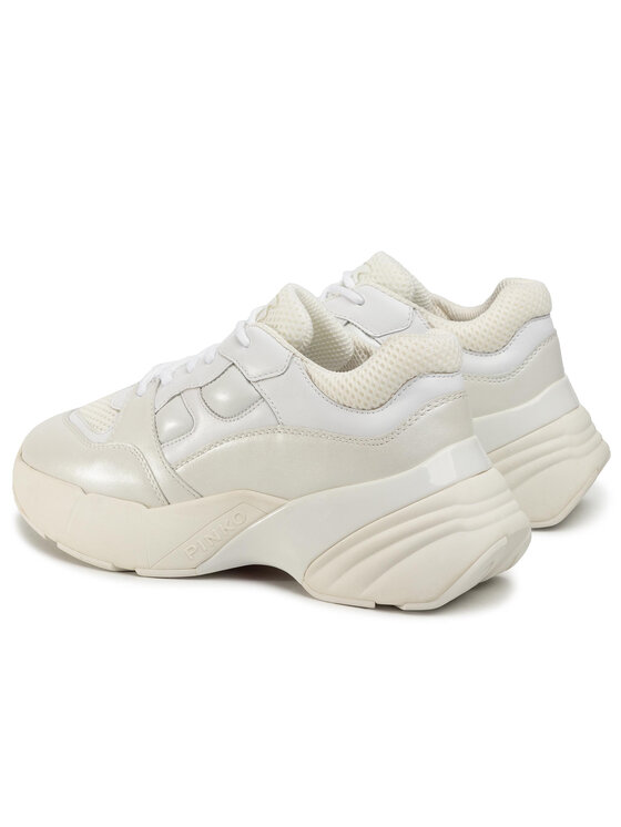 PINKO Sneakersy Pinko Rubino 2 Sneaker PE 20 BLKS1 1H20PQ Y5ZM Biały