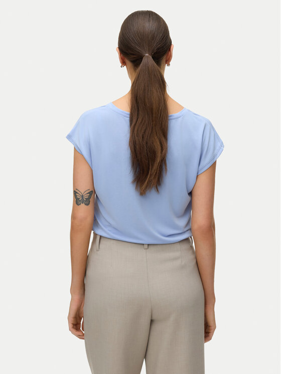 Vero Moda Vero Moda Camiseta Filli 10247666 Celeste Relaxed Fit