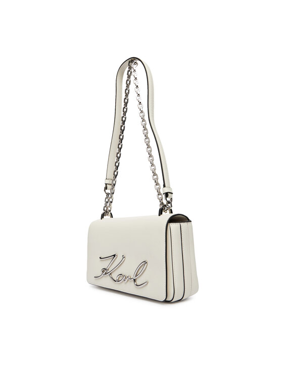 KARL LAGERFELD Kabelka KARL LAGERFELD B1W30046 Biela
