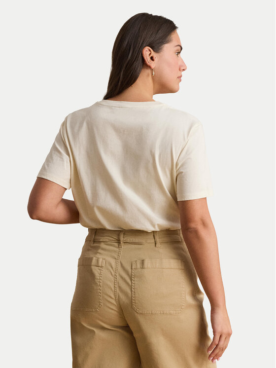 LAUREN RALPH LAUREN LAUREN RALPH LAUREN Camiseta 200P13943002 Crema Regular Fit