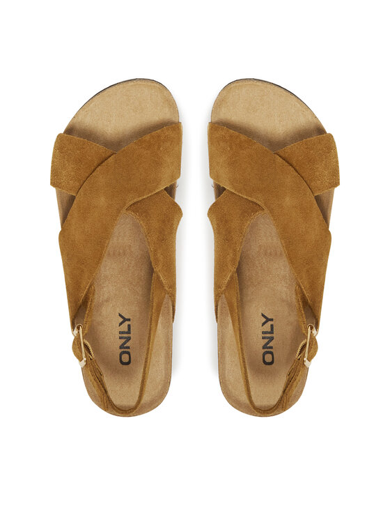 ONLY Shoes Σανδάλια ONLY Shoes Onlava 15342054 Καφέ