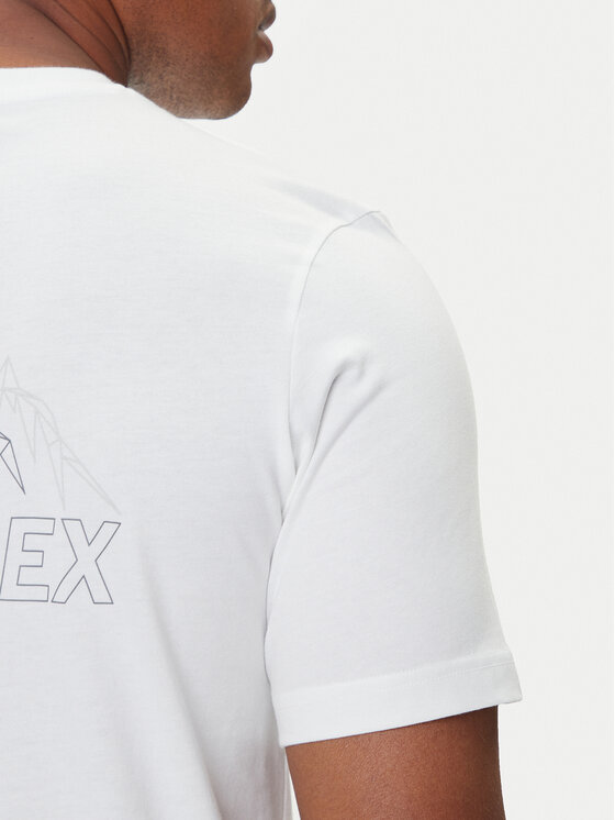 adidas adidas Футболка Terrex Graphic JW3559 Білий Regular Fit