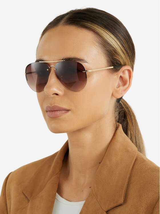 GINO ROSSI Okulary przeciwsłoneczne Gino Rossi MR22LQ006S-1 Brązowy