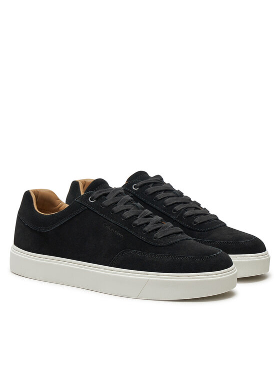 Calvin Klein Laisvalaikio batai Calvin Klein Lace Up Suede HM0HM01792 Juoda