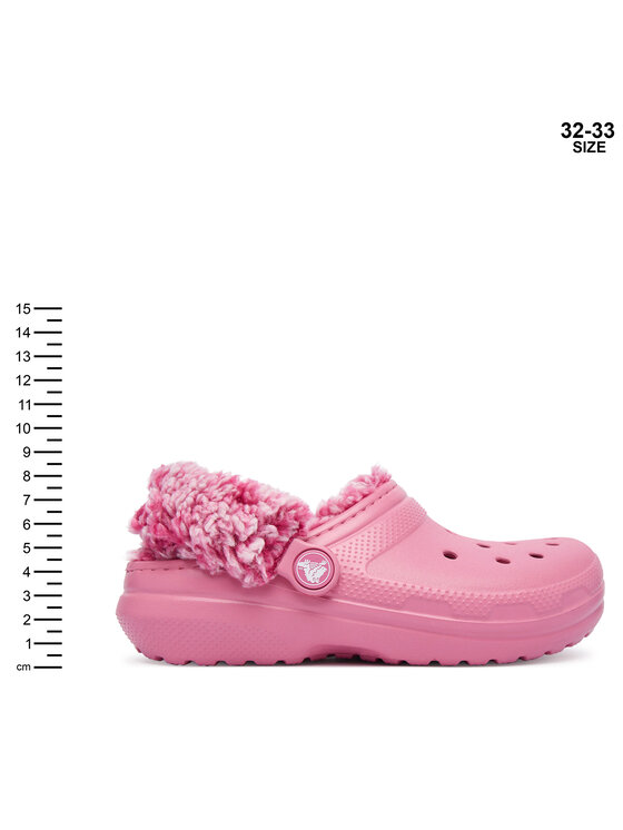 Crocs Šlepetės Crocs Classic Fleece Lined Clog K 212856 Rožinė