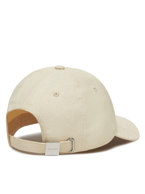 Calvin Klein Šilterica Calvin Klein Monogram Jacquard Cap K60K612871 Krem