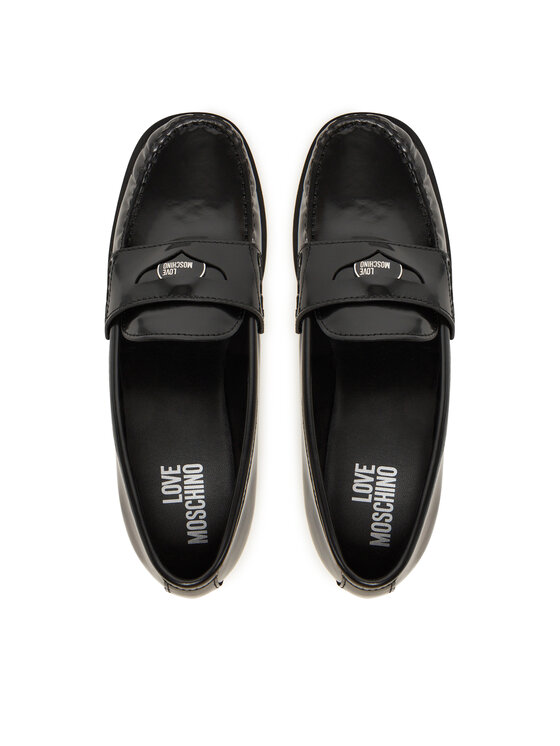 LOVE MOSCHINO Mokasíny LOVE MOSCHINO JA10222G1NJD000A40 Černá