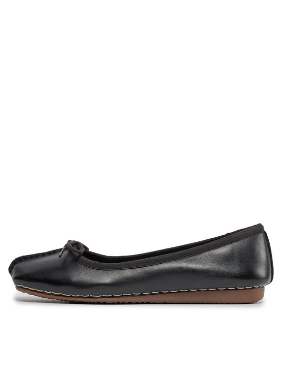 Clarks Балетки Clarks Freckle Ice 203529294 Чорний