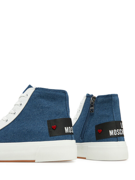 LOVE MOSCHINO Кеди LOVE MOSCHINO JA15022G1MJO5700 Голубий