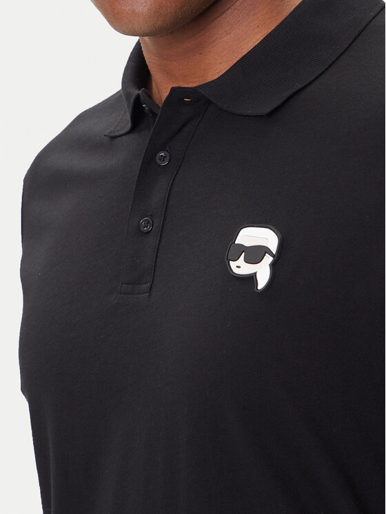 KARL LAGERFELD KARL LAGERFELD Polo 745710 500224 Negro Regular Fit
