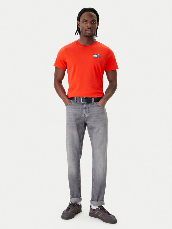 Tommy Jeans Tommy Jeans Camiseta Essential DM0DM20740 Naranja Slim Fit