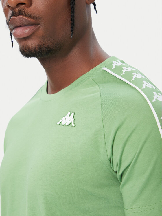 Kappa Kappa Camiseta Banda Coen 303UV10 Verde Slim Fit