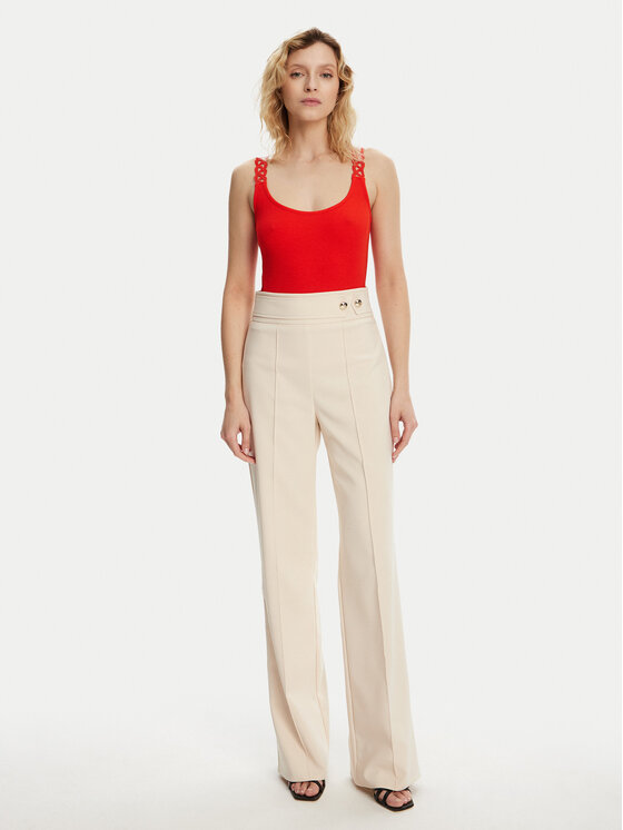 Morgan Morgan Marškinėliai 251-DOUBI Raudona Slim Fit