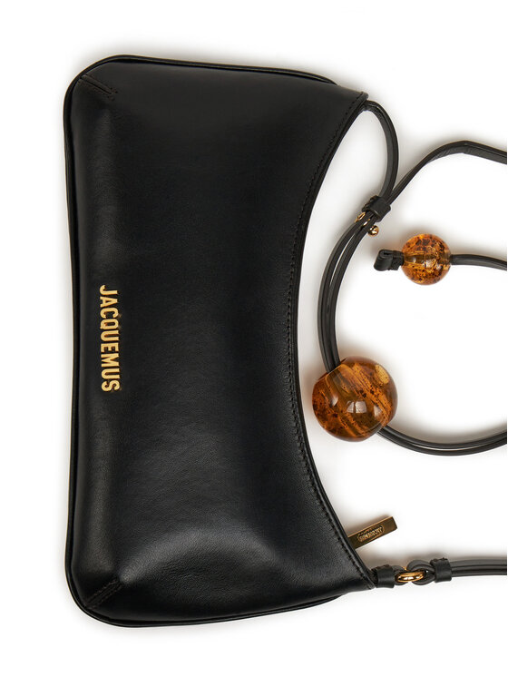 JACQUEMUS Torbica JACQUEMUS Le Bisou Perle 231BA057-3000 Crna