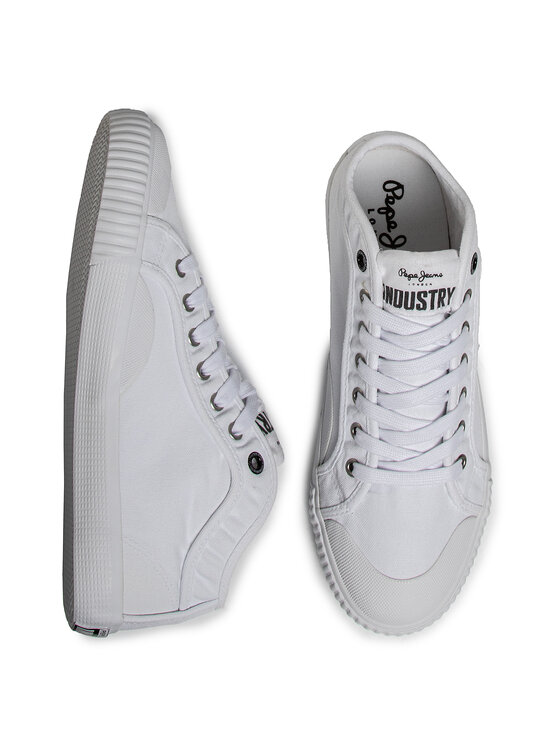 Pepe Jeans Sportbačiai Pepe Jeans Industry Classic PMS30628 Balta