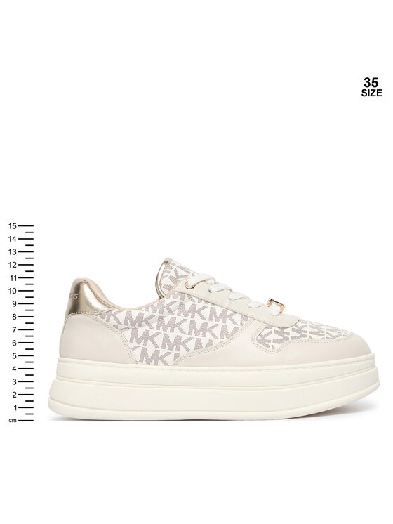 MICHAEL Michael Kors Snīkeri MICHAEL Michael Kors Hayes Phoebe MK05102256 Krēmkrāsas