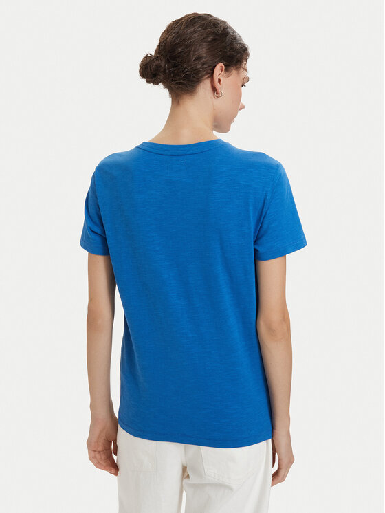 Beverly Hills Polo Club Beverly Hills Polo Club Camiseta P-SS26W-TS6510 Azul Regular Fit