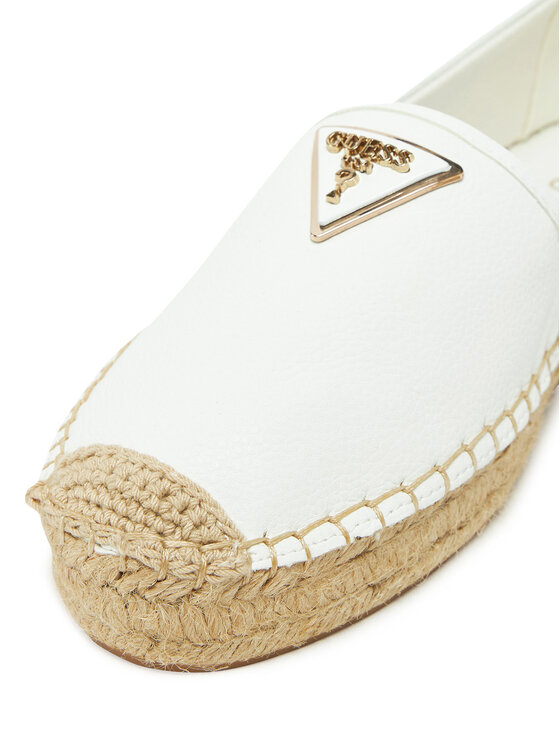 Guess Espadrilky Guess FLJLND LEA14 Biela