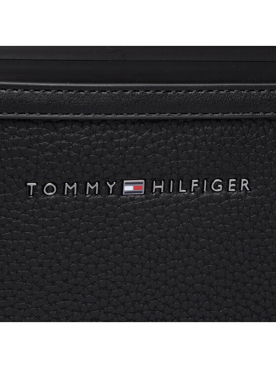 Tommy Hilfiger Geantă pentru laptop Tommy Hilfiger Essential Pu Computer Bag AM0AM07240 Negru