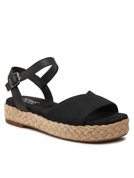 Toms Espadryle Toms Abby 10020814 Czarny