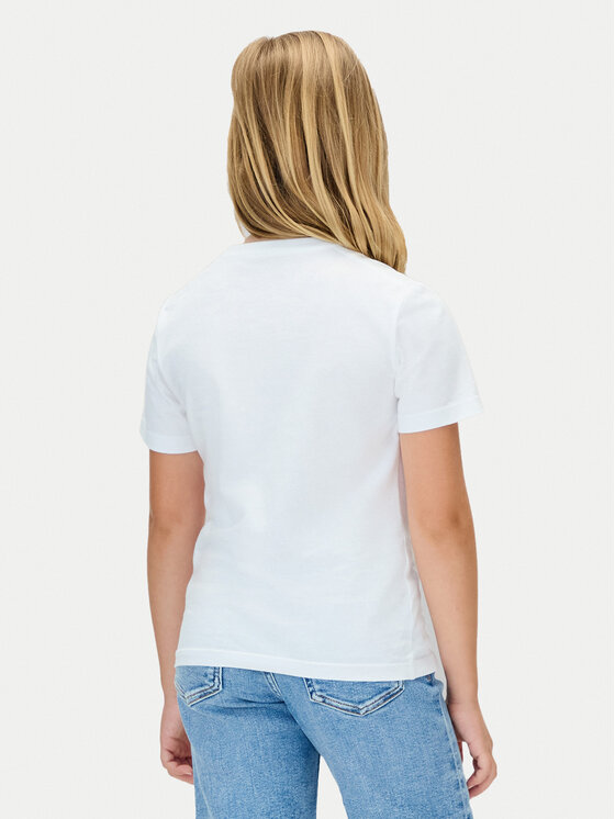 Calvin Klein Jeans Calvin Klein Jeans Camiseta Chest Monologo IU0IU00719 Blanco Regular Fit