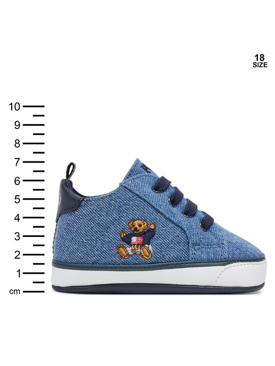 Polo Ralph Lauren Немовлячі пінетки (не для ходьби) Polo Ralph Lauren Quilton Bear Gore RL03477430 Cиній