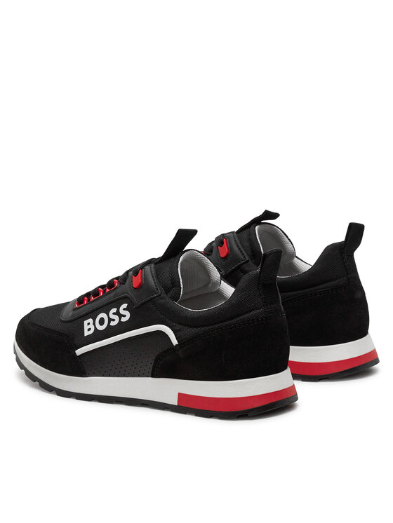 BOSS Sneakersy Boss J51323 S Černá