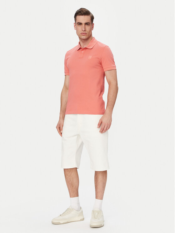 BOSS BOSS Polo Passenger 50507803 Rojo claro Slim Fit