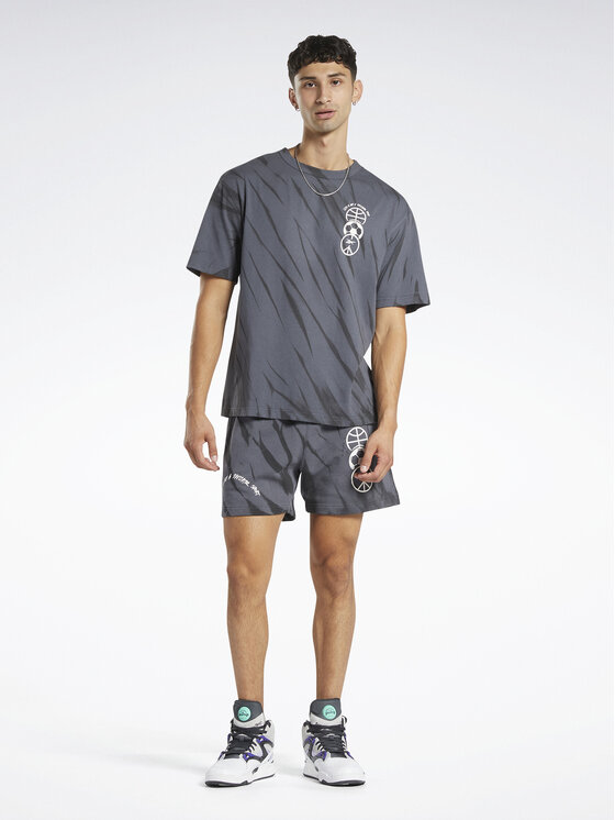 Reebok Reebok Pantalones cortos deportivos Classics Block Party Shorts HS9179 Gris