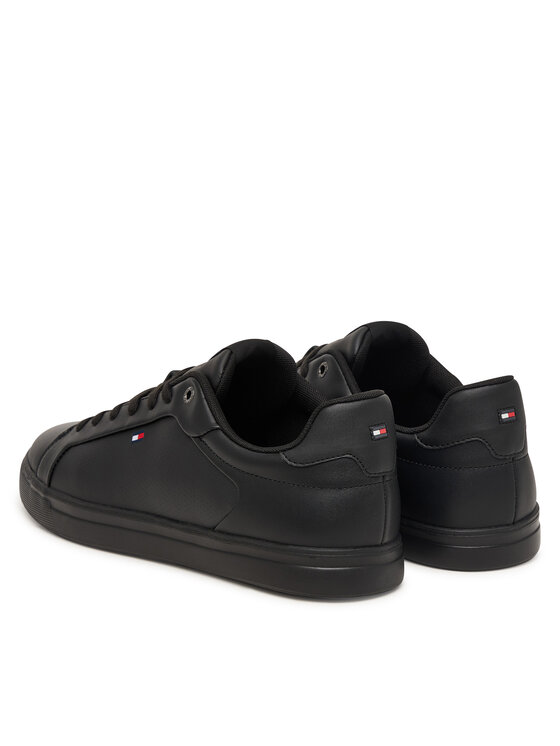 Tommy Hilfiger Tenisice Tommy Hilfiger Lightweight Pinperf Lth Sneaker FM0FM05981 Crna