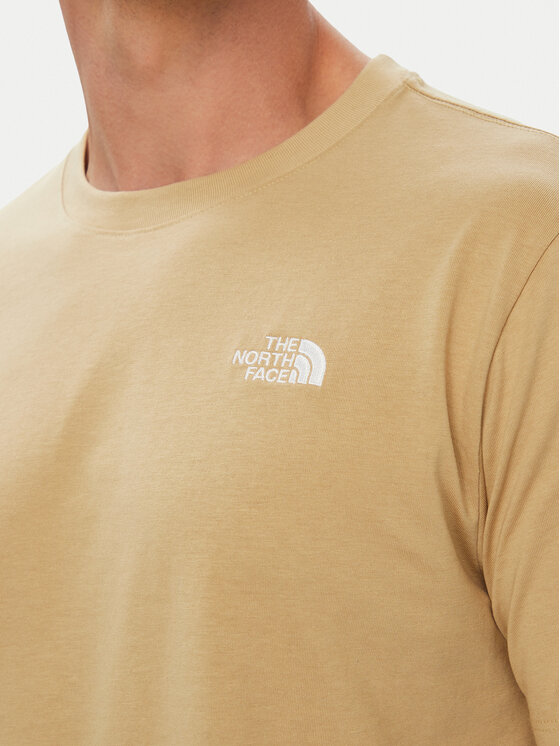 The North Face The North Face Camiseta Evolution Simple Dome NF0A8CZ2 Amarillo Regular Fit