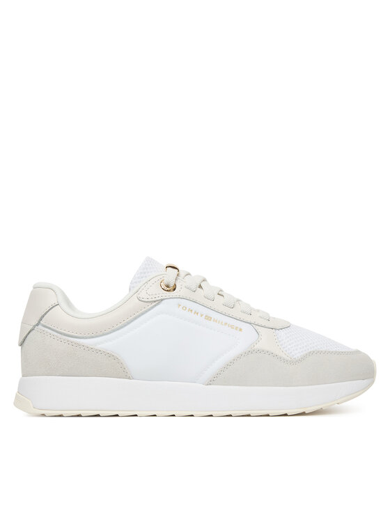 Tommy Hilfiger Сникърси Tommy Hilfiger Th Chic Eva Runner Mesh FW0FW09465 Бежов