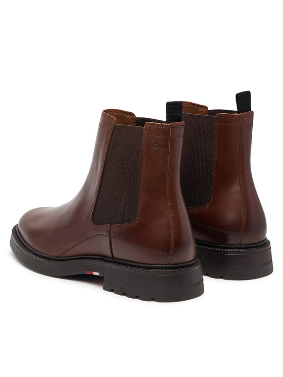 Tommy Hilfiger Ghete Jodhpur Tommy Hilfiger Corporate Casual Lth Chelsea FM0FM05966 Maro