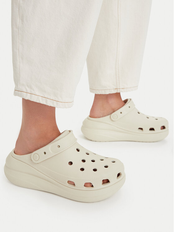 Crocs Iešļūcenes Crocs Classic Crush Clog 207521 Bēšs