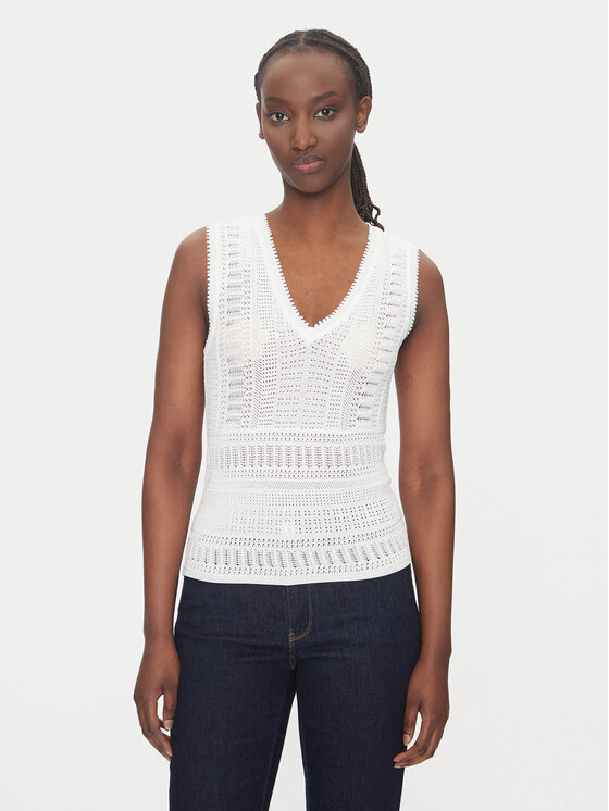 Morgan Morgan Top 242-MUSHU Bijela Slim Fit