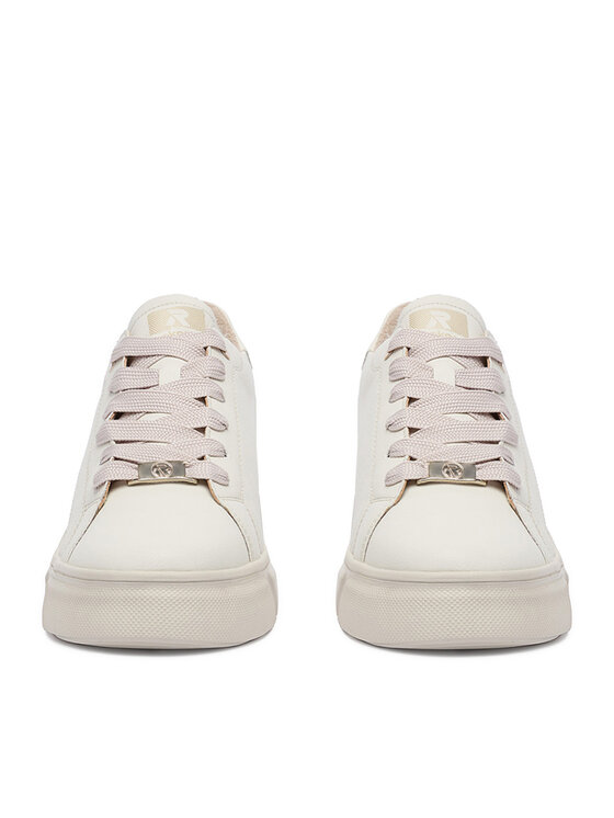 Rieker Sneakersy Rieker W2601-82 Bílá