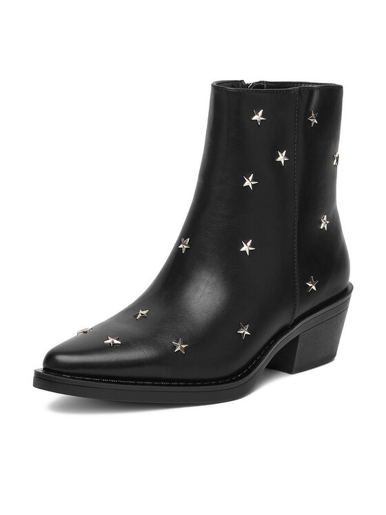 DeeZee Botki DeeZee 23689-13 Czarny