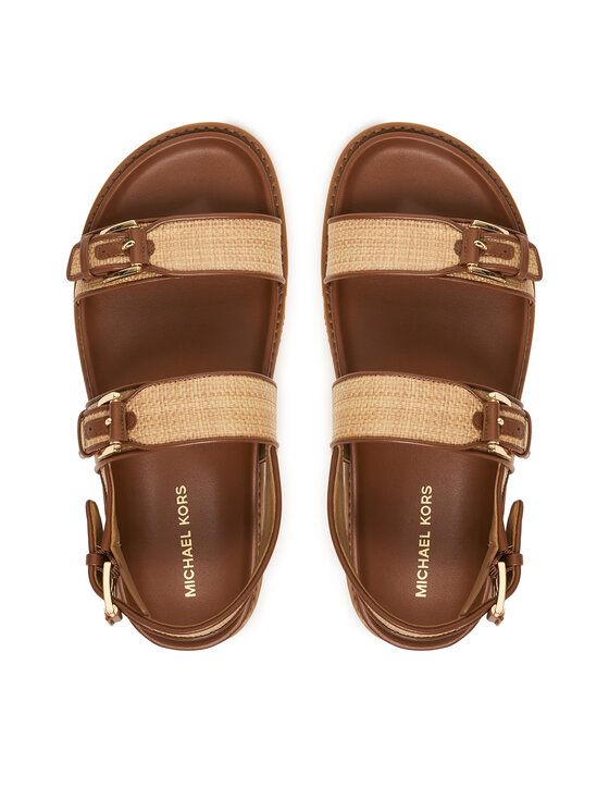 MICHAEL Michael Kors Sandále MICHAEL Michael Kors Nia Flat 40S6NIFS1D Béžová