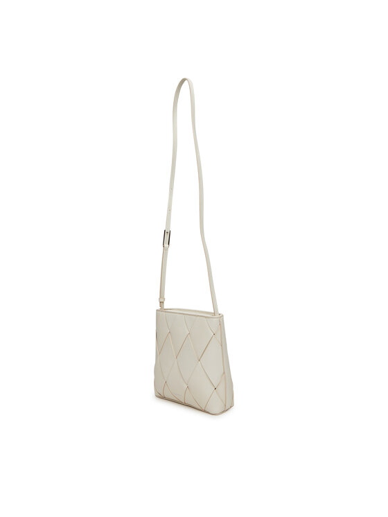 Calvin Klein Geantă Calvin Klein Ck Woven Square Crossbody K60K612991 Alb