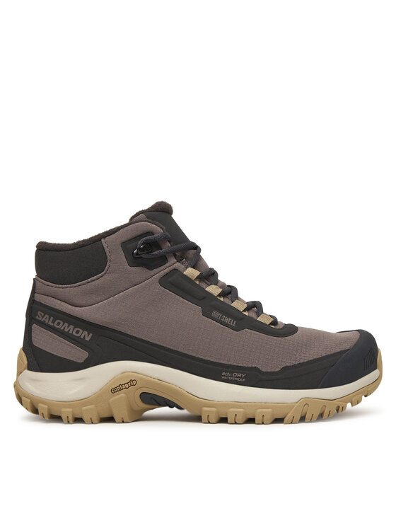 Salomon Трекінгові черевики Salomon Shelter Waterproof L47855200 Коричневий