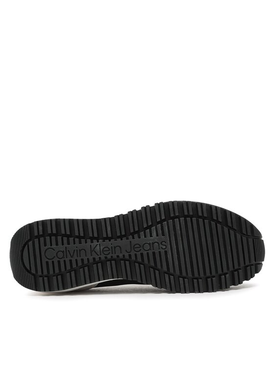 Calvin Klein Jeans Sneakersy Calvin Klein Jeans Toothy Runner Laceup Mix Pearl YW0YW01100 Czarny